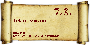 Tokai Kemenes névjegykártya